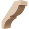 Ekena Millwork 5-inch W x 14-inch D x 14-inch H Valencia Rough Cedar Woodgrain TimberThane Knee Brace, Primed BRCUR05X14X14VALRCPR - alternate 1